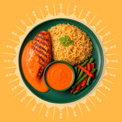 MOROCCAN CHICKEN WITH ONION RICE